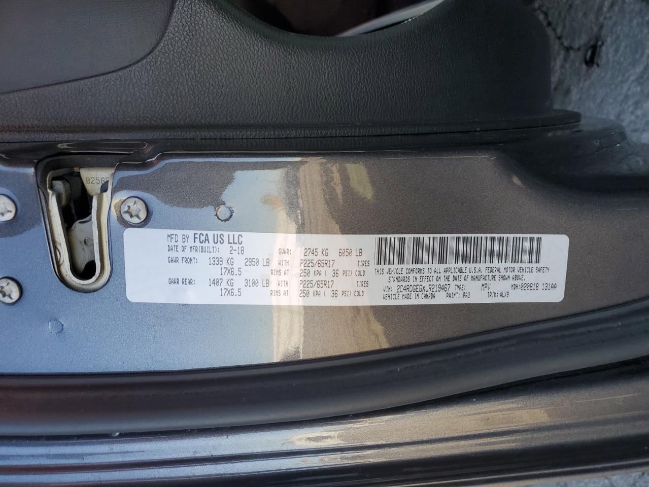 2018 Dodge Caravan - Image 13