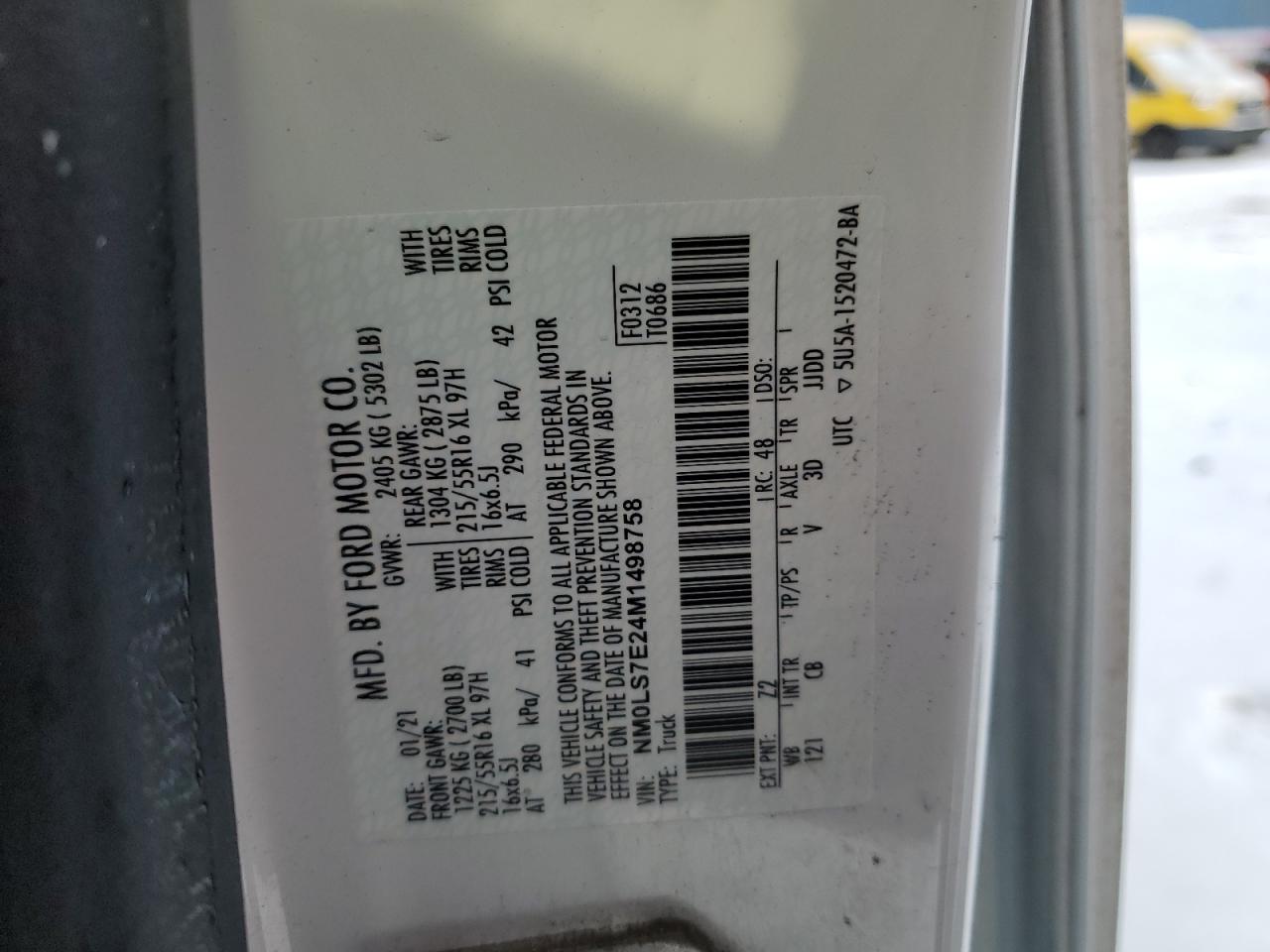 2021 Ford Transit - Image 13