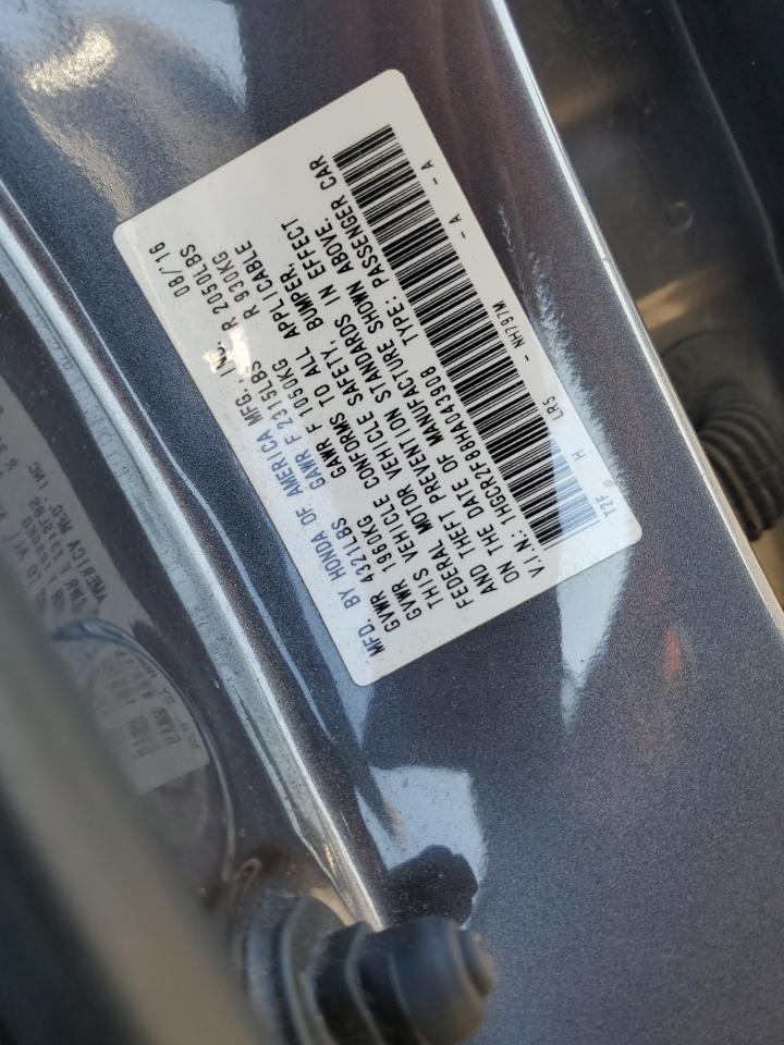 VIN 1HGCR2F88HA043908 2017 HONDA ACCORD no.13