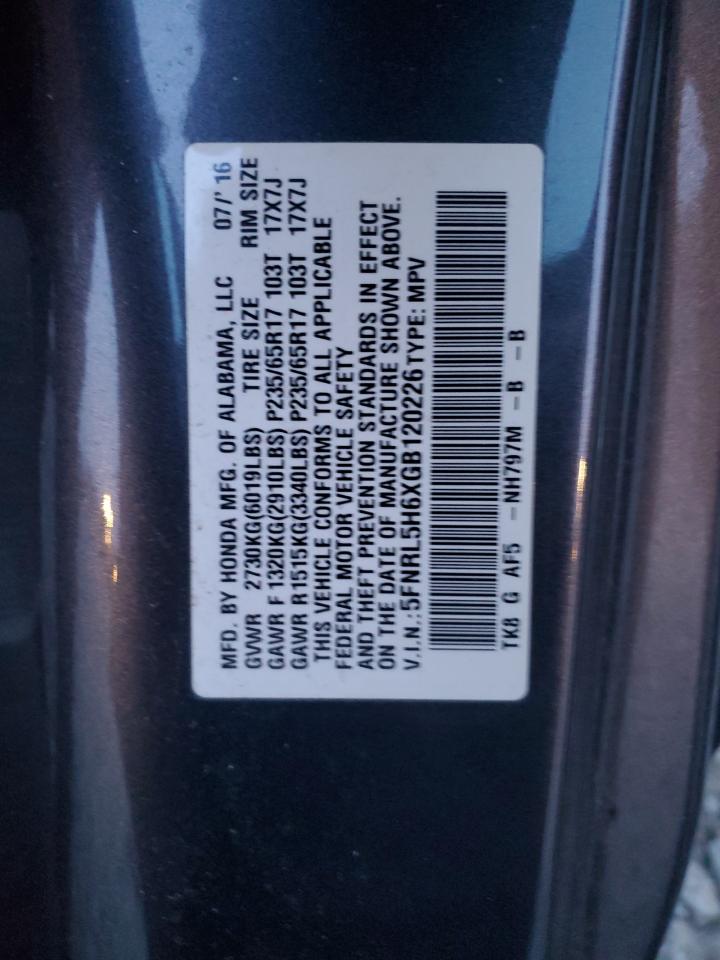 2016 Honda Odyssey - Image 15