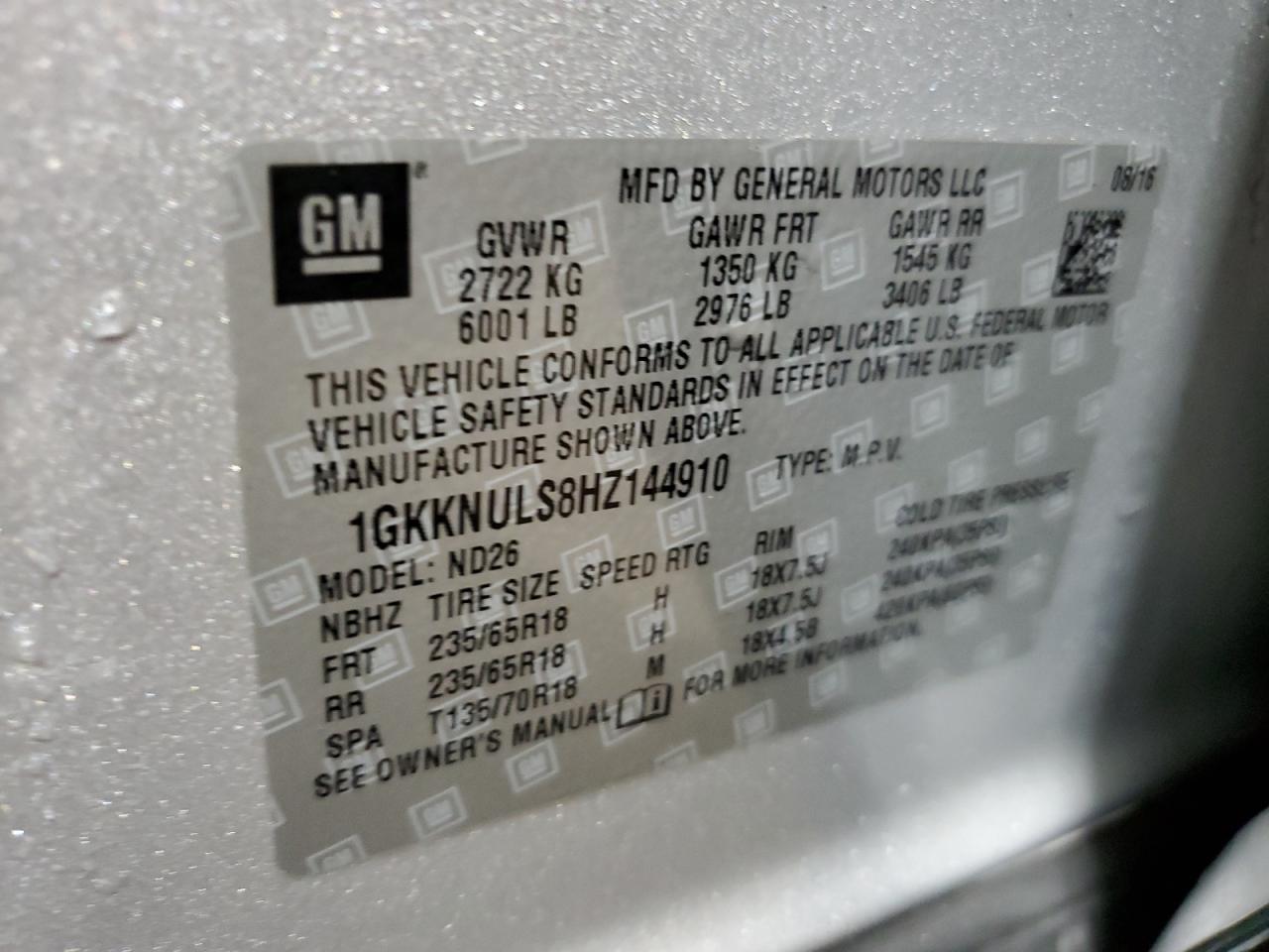 2017 GMC Acadia - Image 13