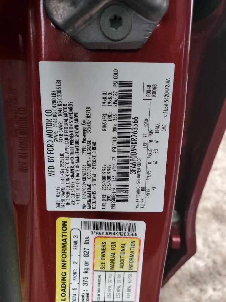 2019 Ford Fusion - Image 13