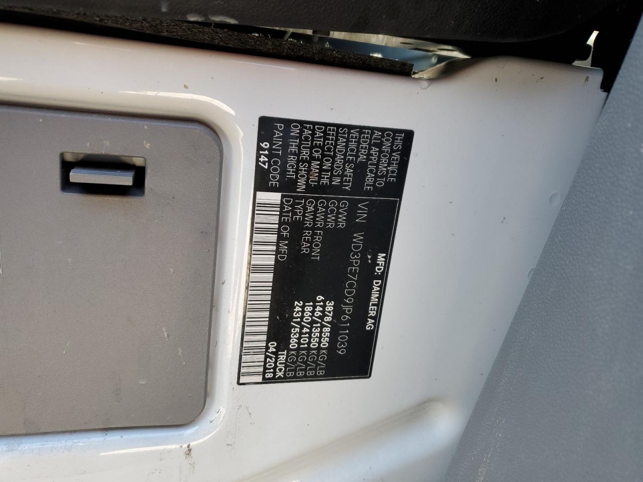 2018 Mercedes-Benz Sprinter - Image 13