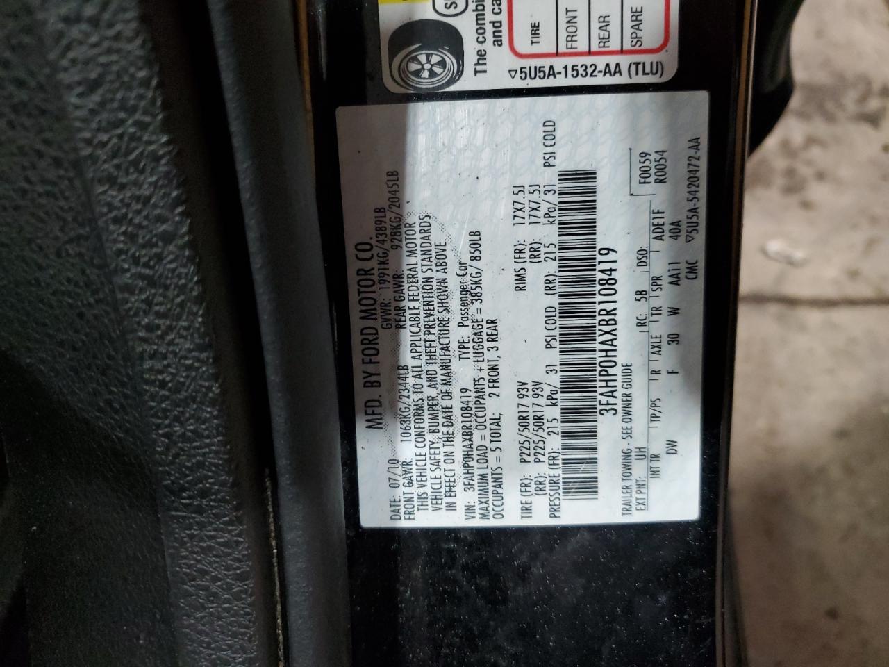 2011 Ford Fusion - Image 12