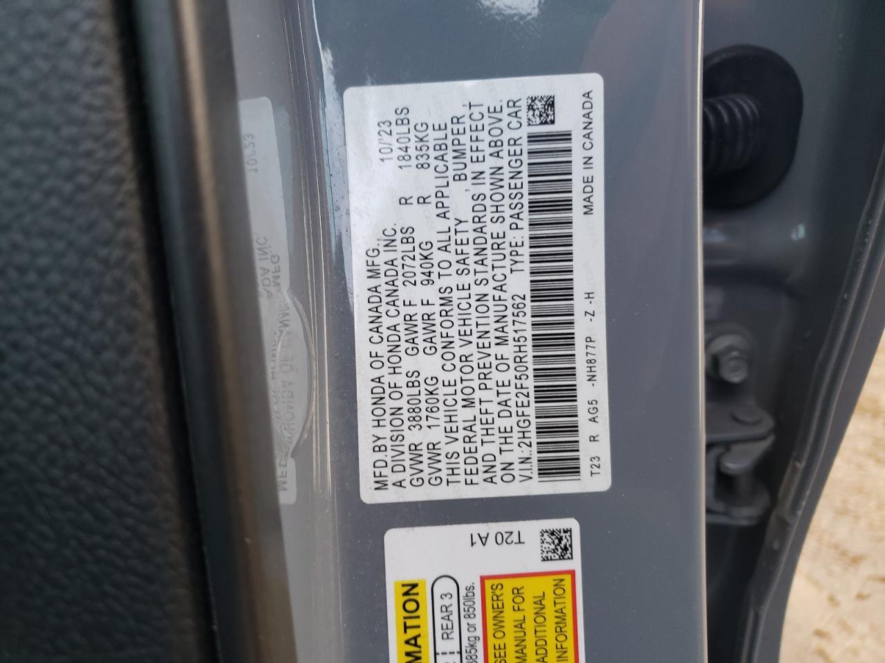 2024 Honda Civic - Image 12