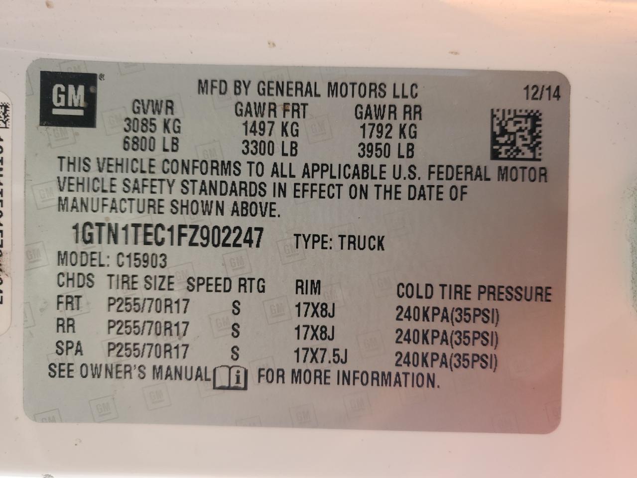 2015 GMC Sierra - Image 12