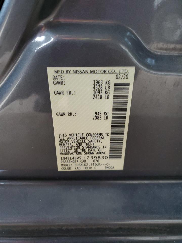 1N4BL4BV5LC239830 NISSAN ALTIMA 2020