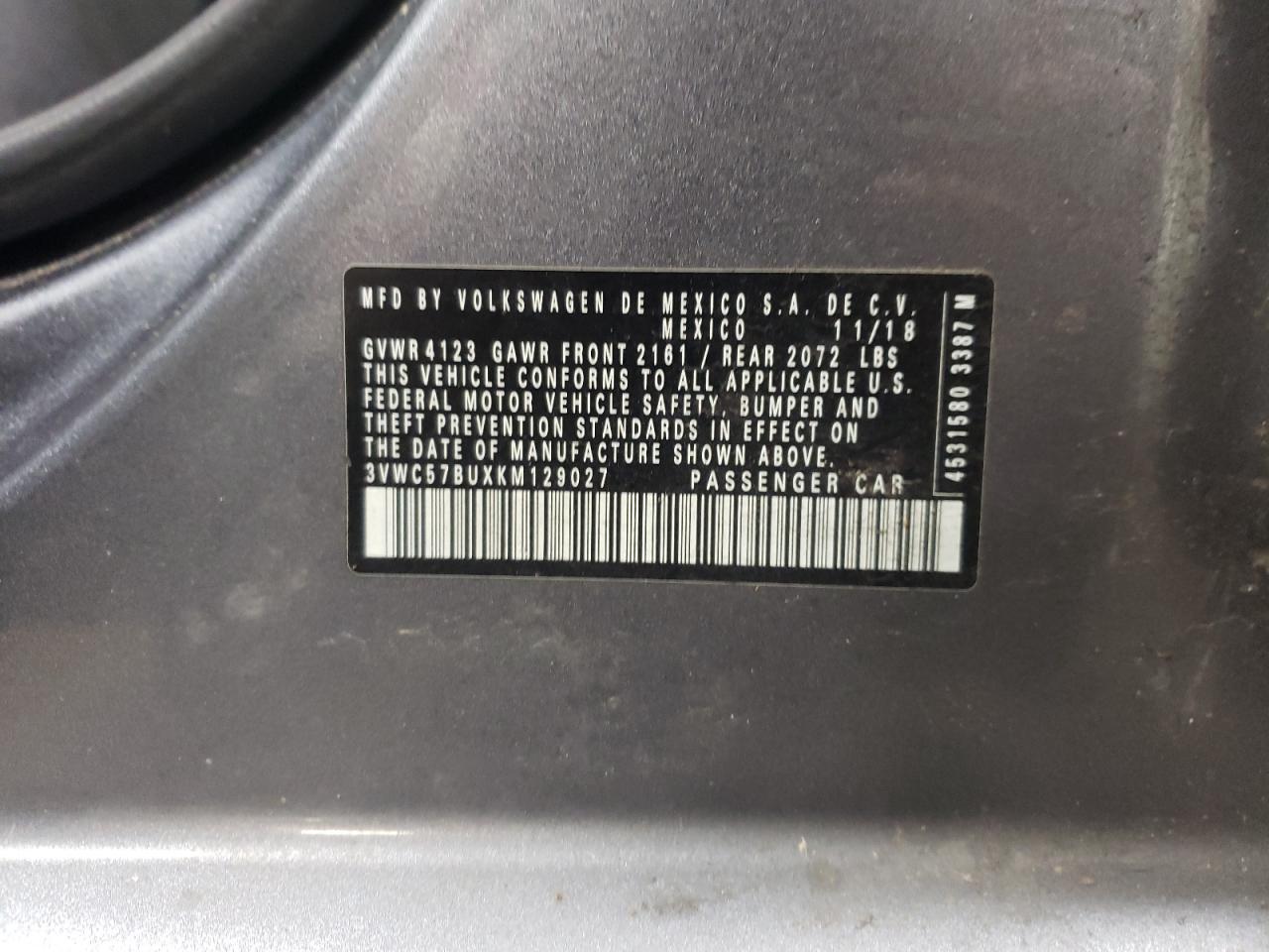 2019 Volkswagen Jetta - Image 12