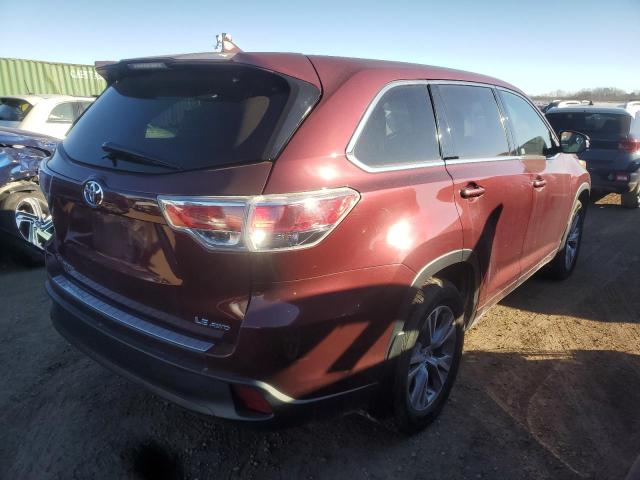 Паркетники TOYOTA HIGHLANDER 2014 Бургунди