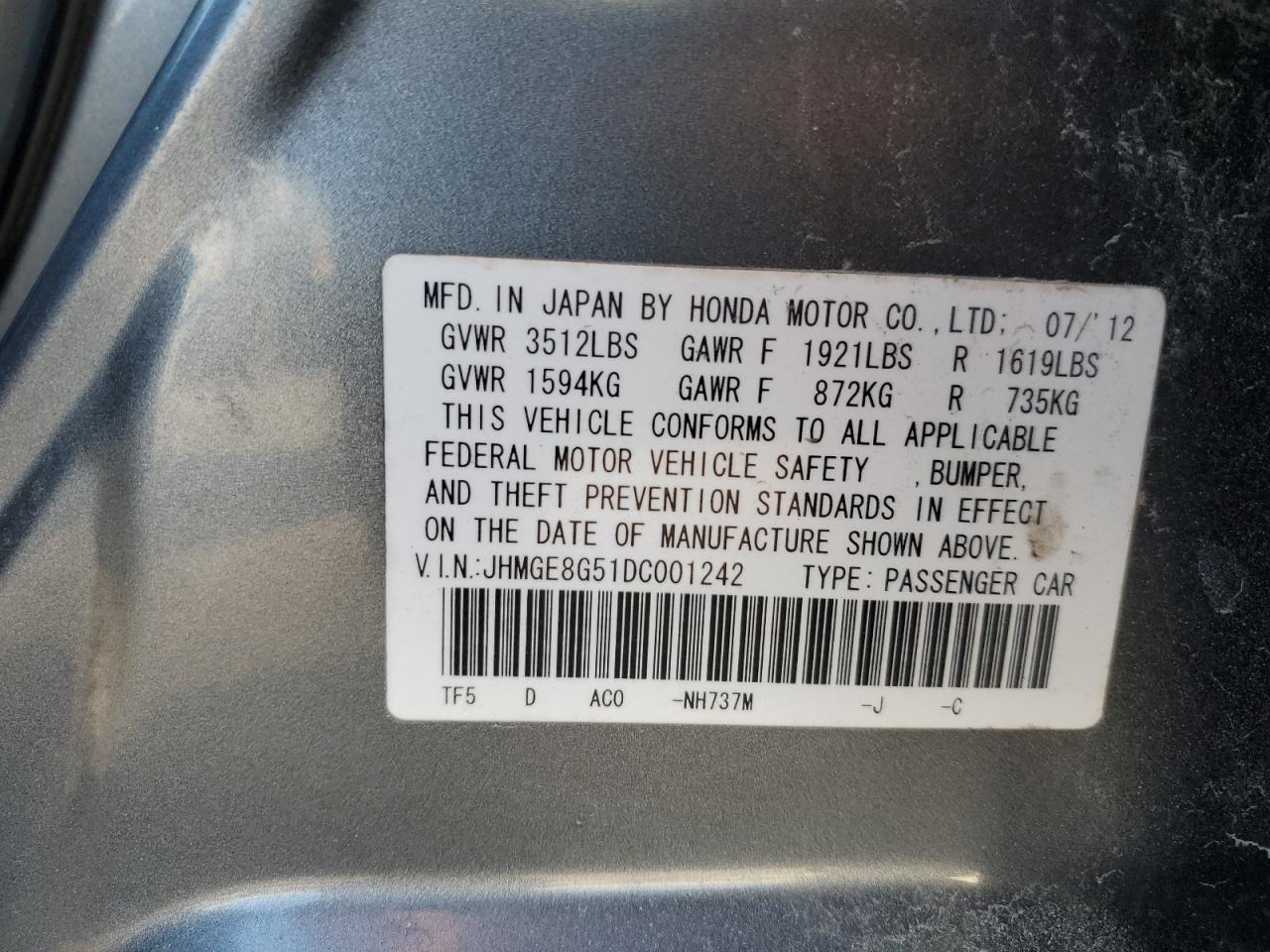 2013 Honda Fit - Image 13