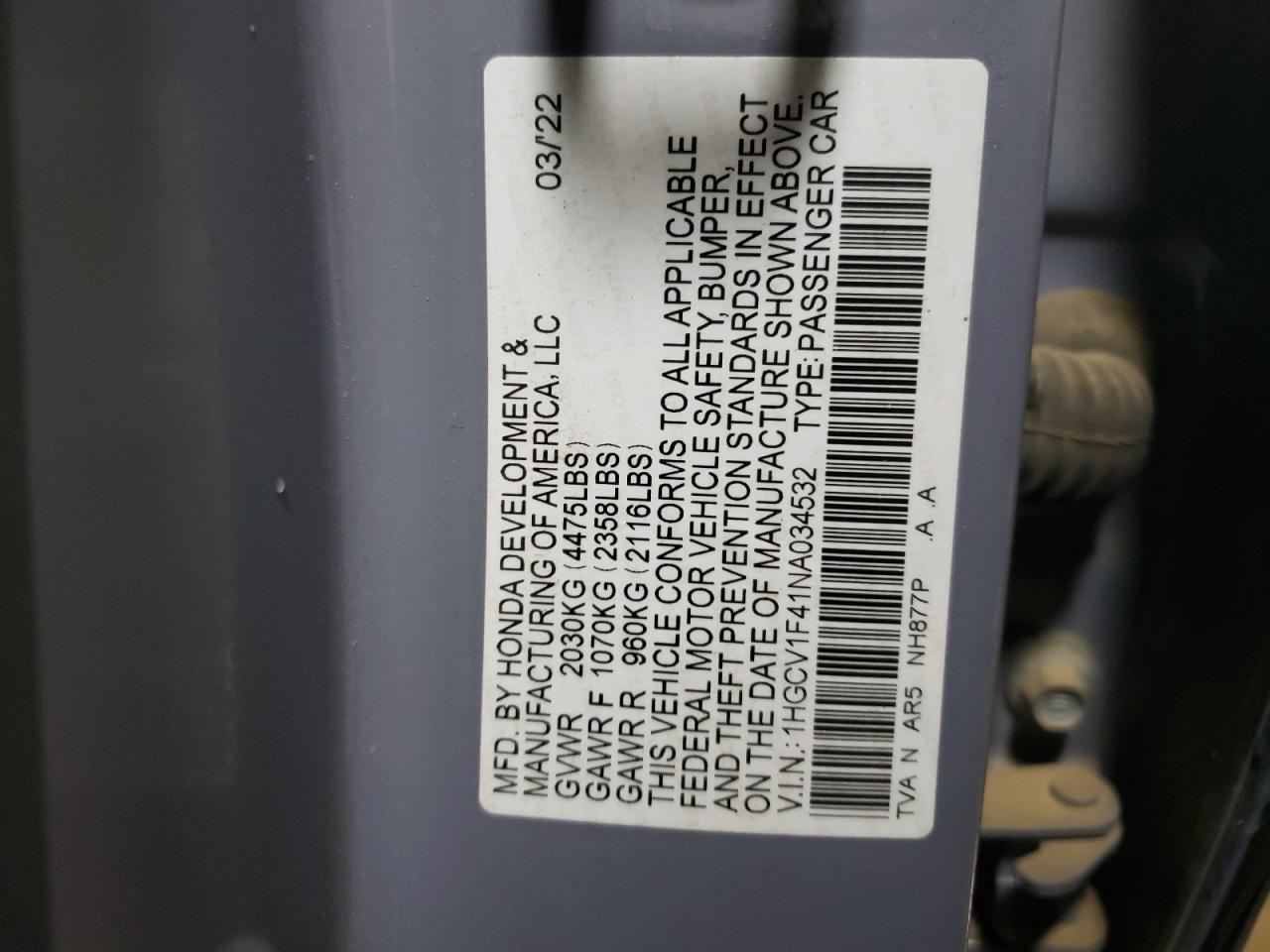 2022 Honda Accord - Image 12
