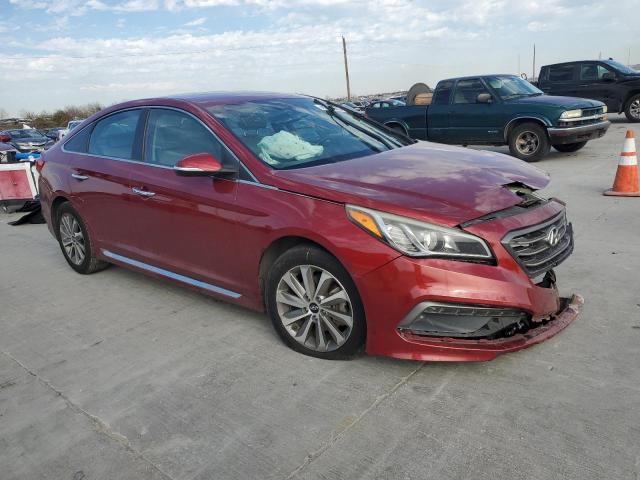 HYUNDAI SONATA 2015 Бургунди
