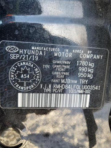 2020 HYUNDAI ELANTRA SEL  