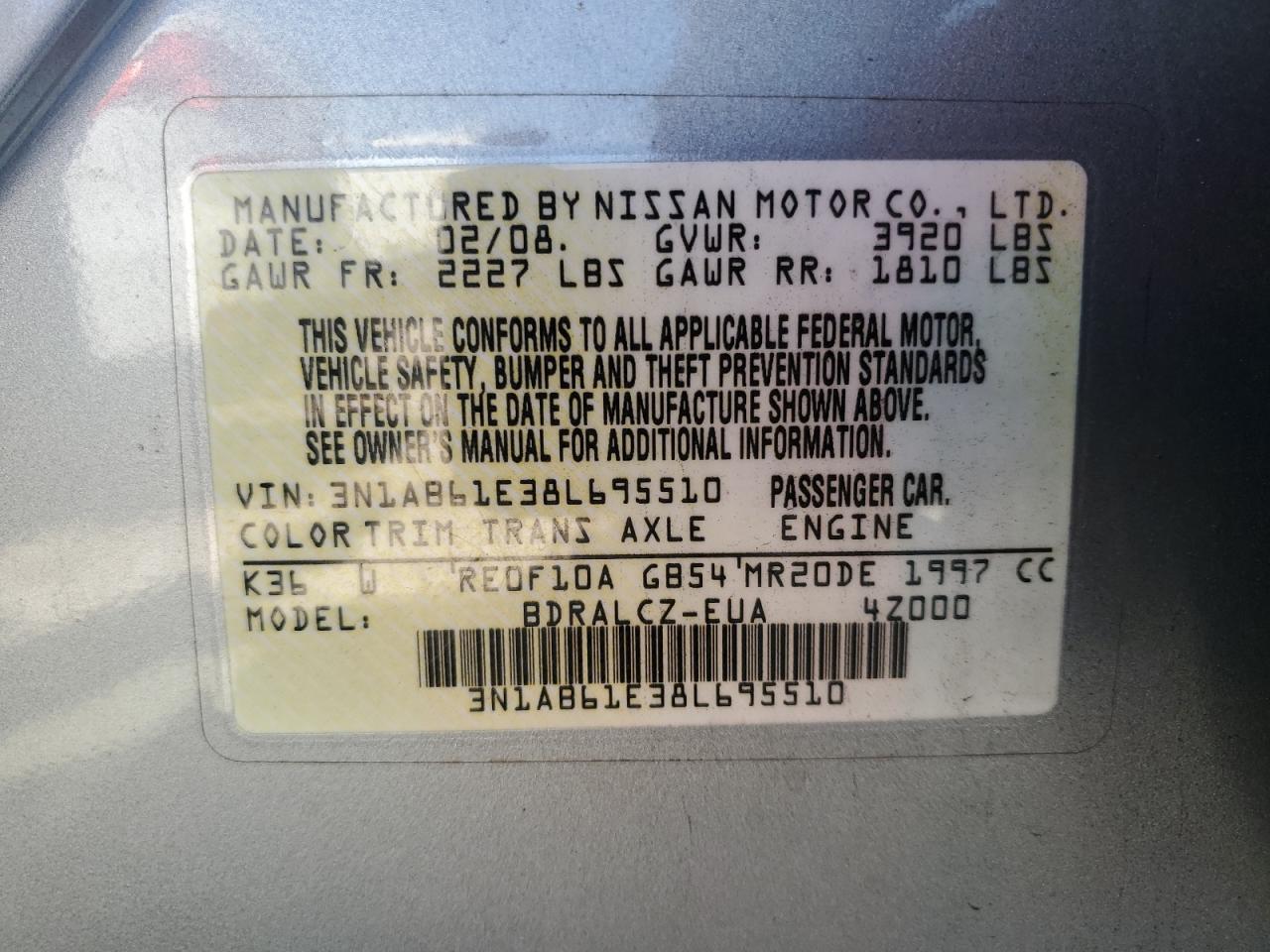 2008 Nissan Sentra - Image 12