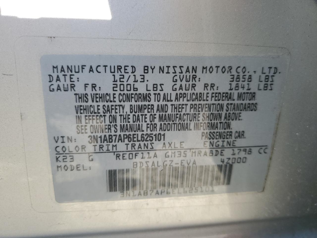 2014 Nissan Sentra - Image 12
