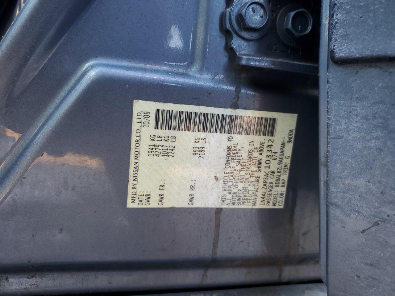 2010 Nissan Altima - Image 13