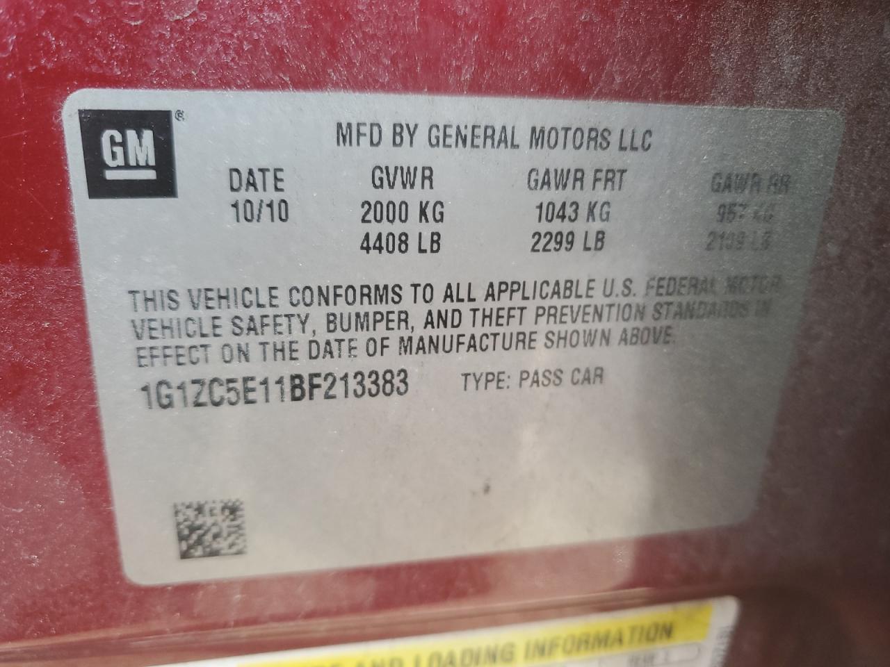 2011 Chevrolet Malibu - Image 12