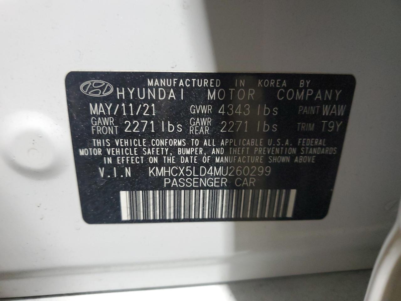 2021 Hyundai IONIQ - Image 14