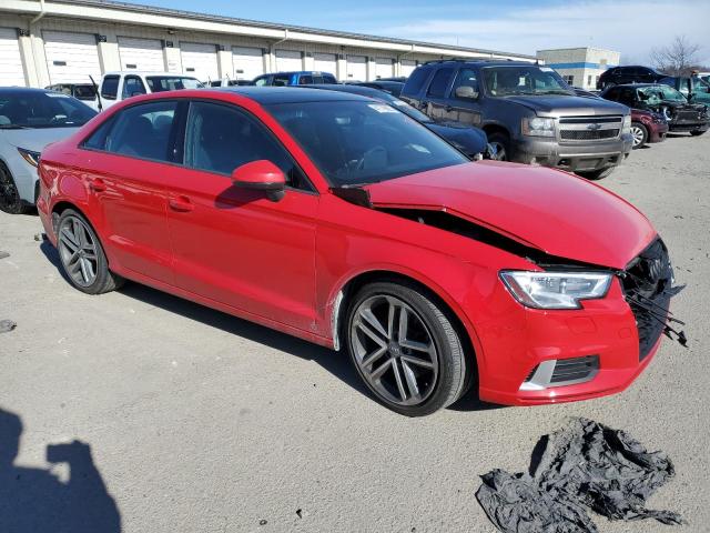 Sedans AUDI A3 2017 Czerwony