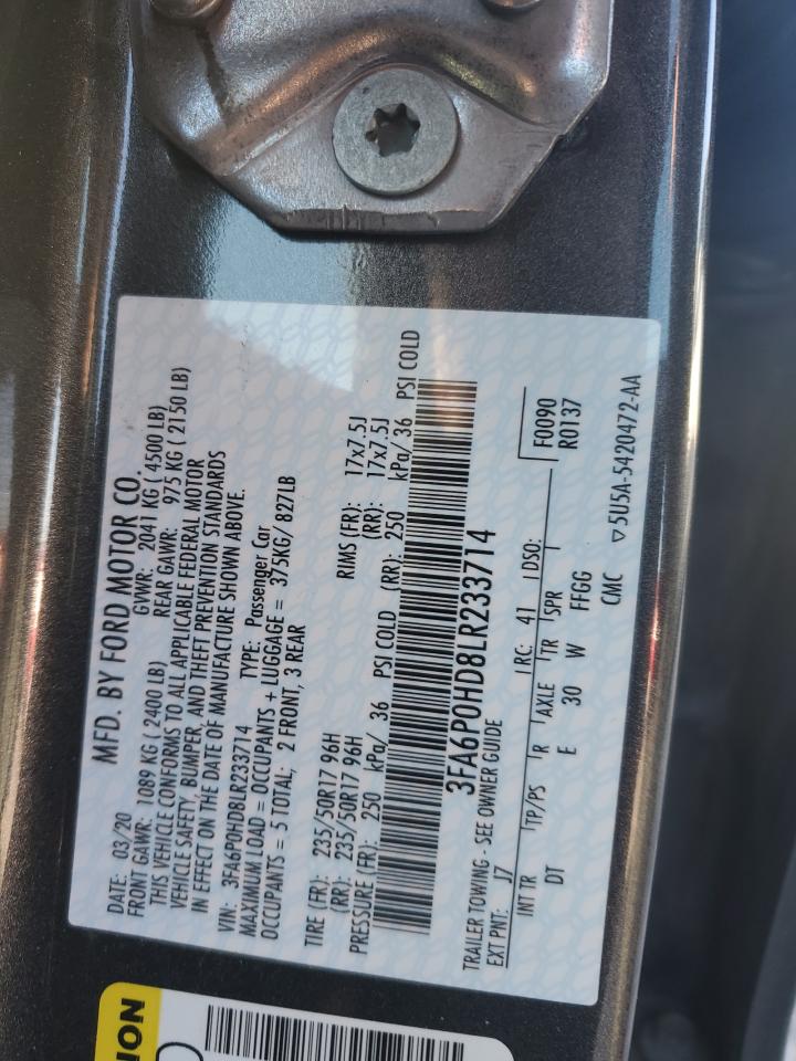 2020 Ford Fusion - Image 12