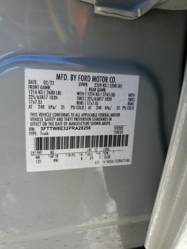3FTTW8E32PRA28258 FORD MAVERICK 2023