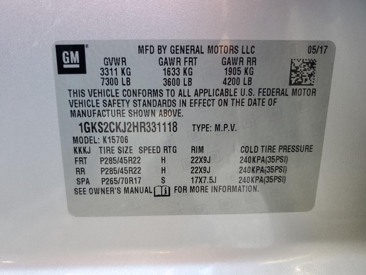 2017 GMC Yukon - Image 15