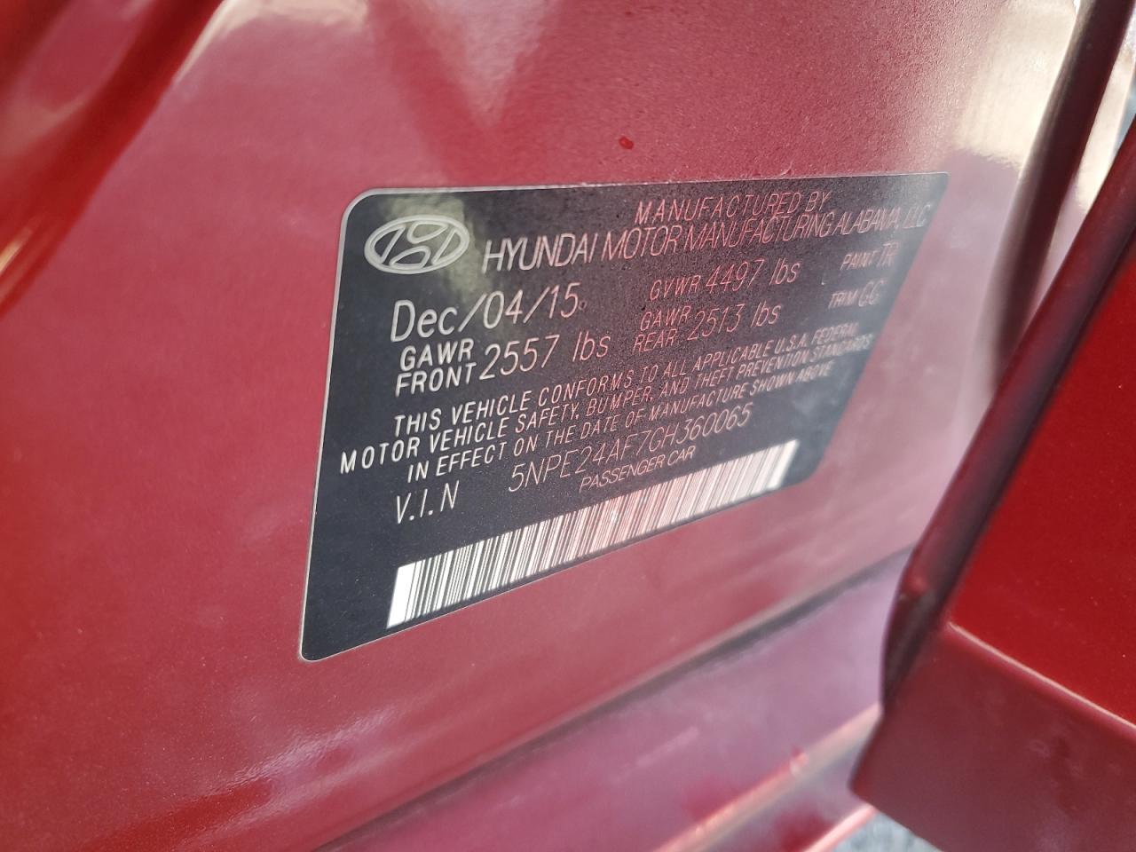 2016 Hyundai Sonata - Image 12