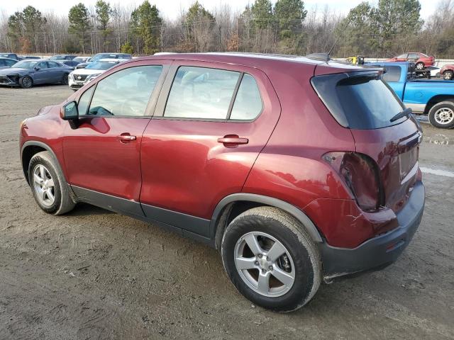  CHEVROLET TRAX 2016 Burgundy