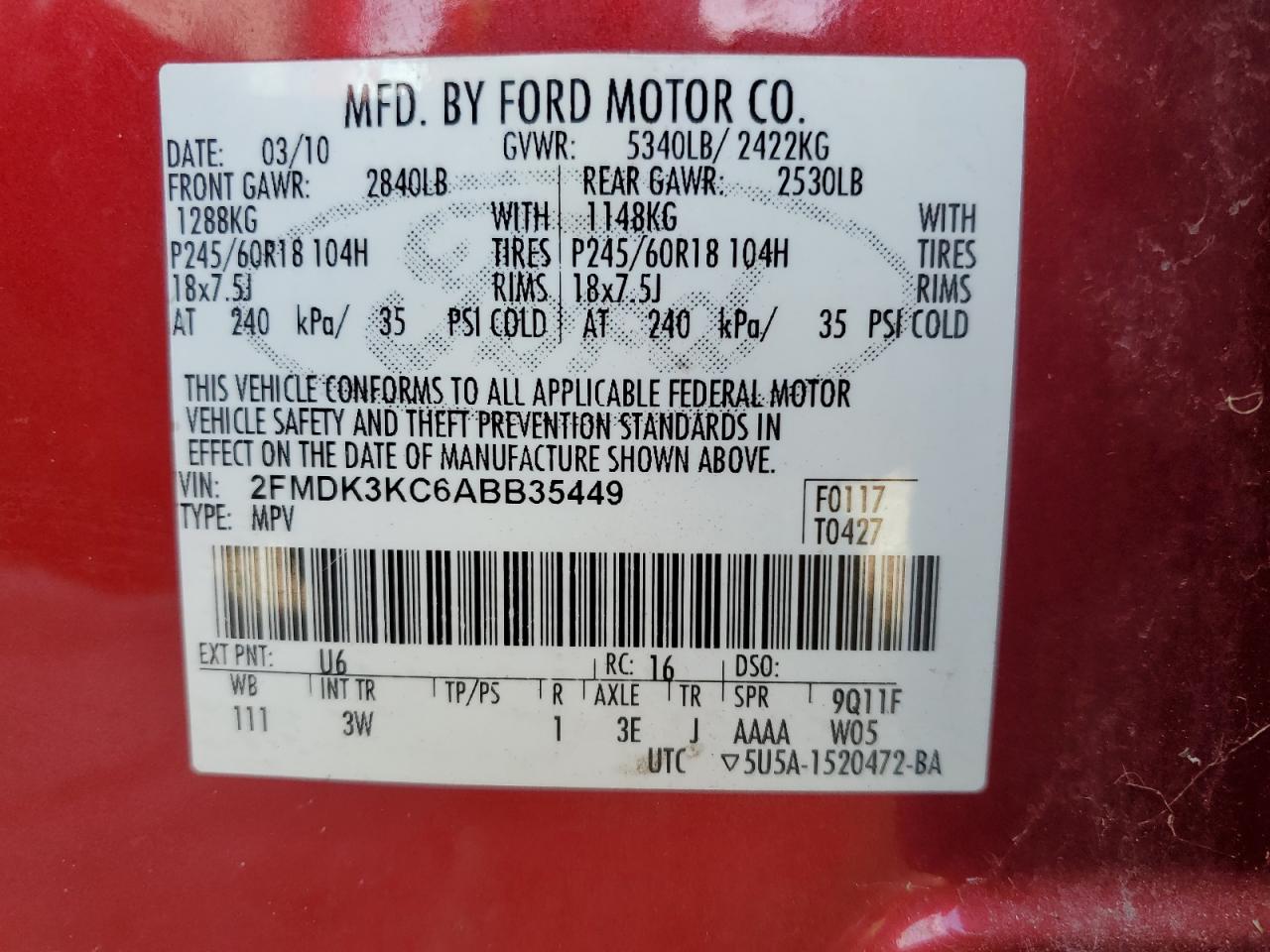 2010 Ford Edge - Image 12