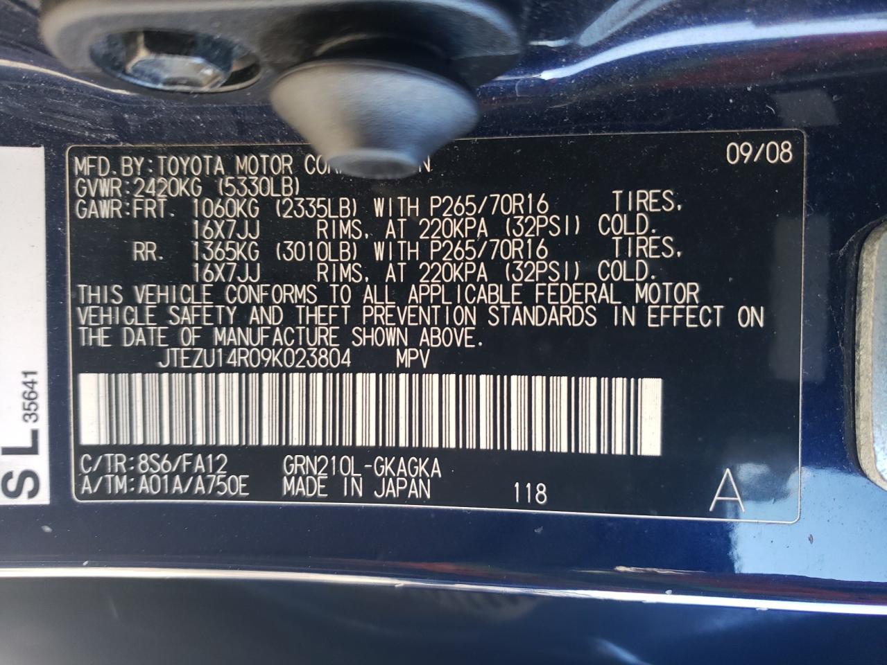 2009 Toyota 4Runner - Image 12