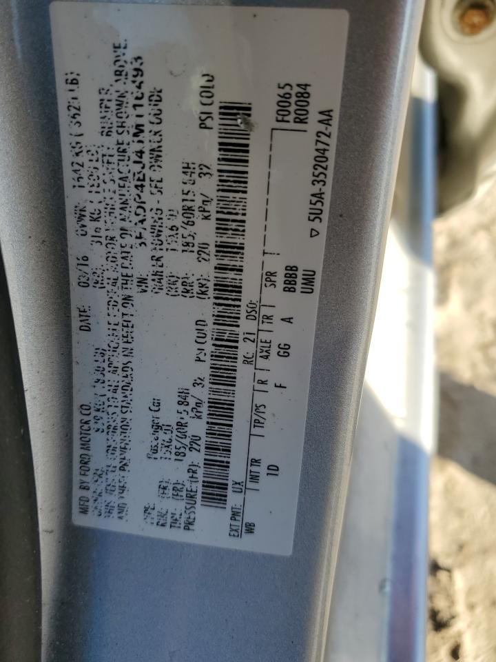 3FADP4BJ4JM116493 FORD FIESTA 2018