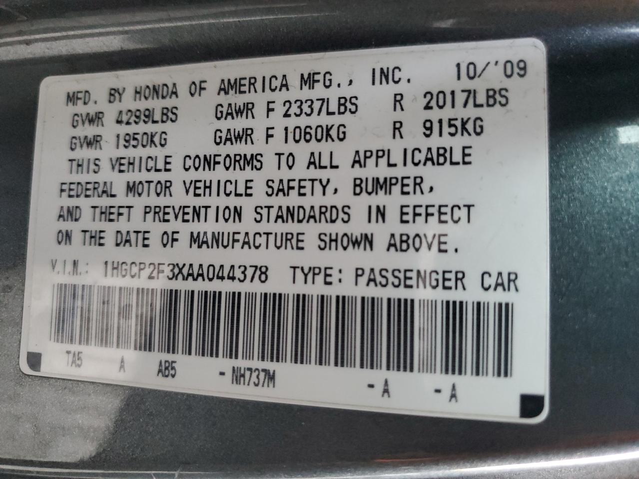 2010 Honda Accord - Image 12