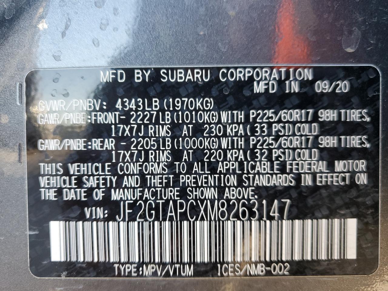 2021 Subaru XV - Image 13