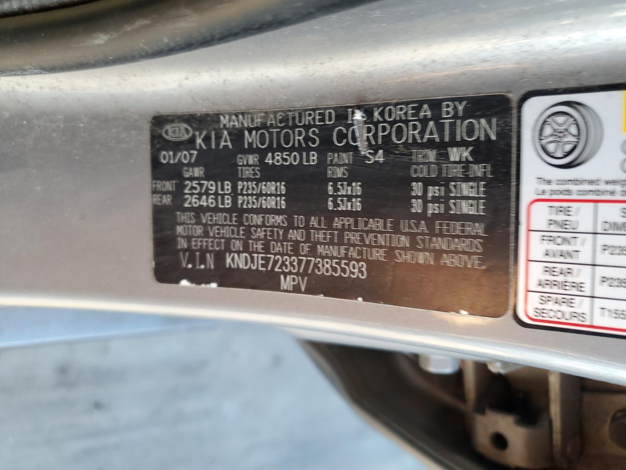 2007 Kia Sportage - Image 13