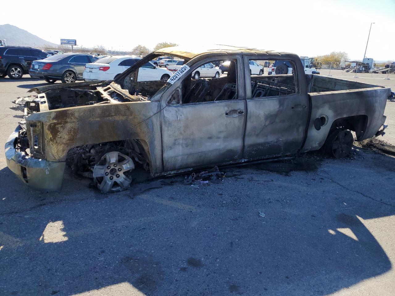 2018 Chevrolet Silverado C1500 Lt na sprzedaż w North Las Vegas, NV - Burn