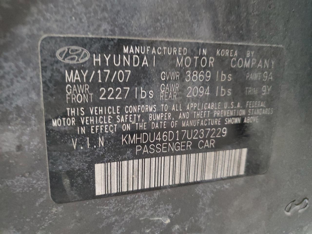 2007 Hyundai Elantra - Image 15