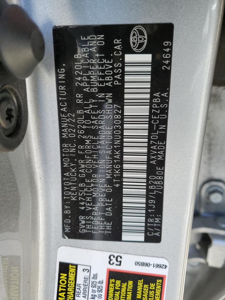 2022 Toyota Camry - Image 12