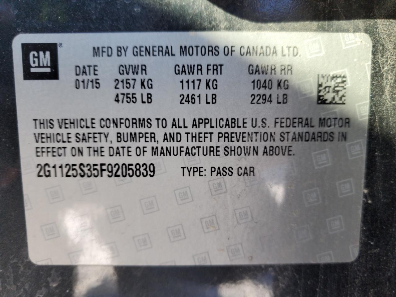 2015 Chevrolet Impala - Image 12