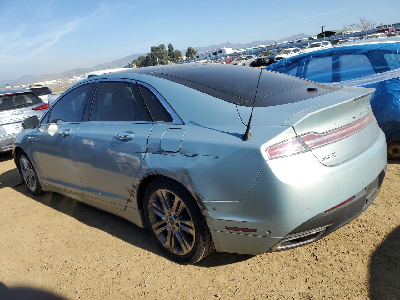 VIN 3LN6L2LU7ER817528 2014 LINCOLN MKZ no.2