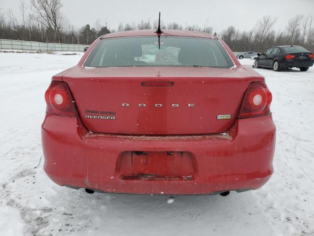  DODGE AVENGER 2012 Czerwony