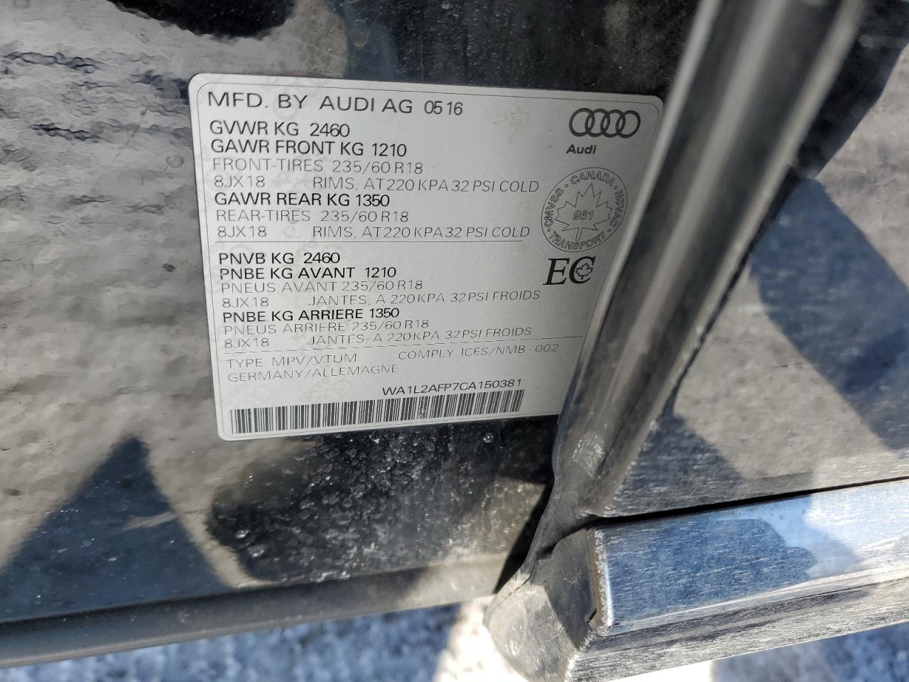 2016 Audi Q5 - Image 13