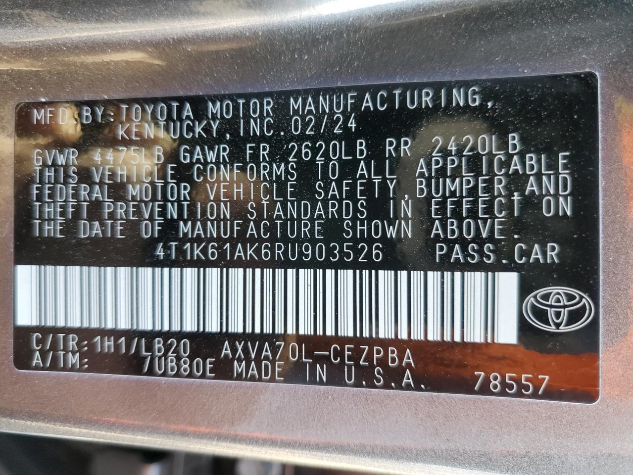 2024 Toyota Camry - Image 13
