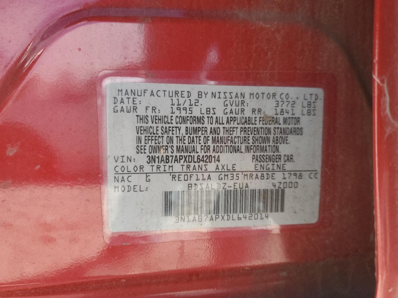 2013 Nissan Sentra - Image 12