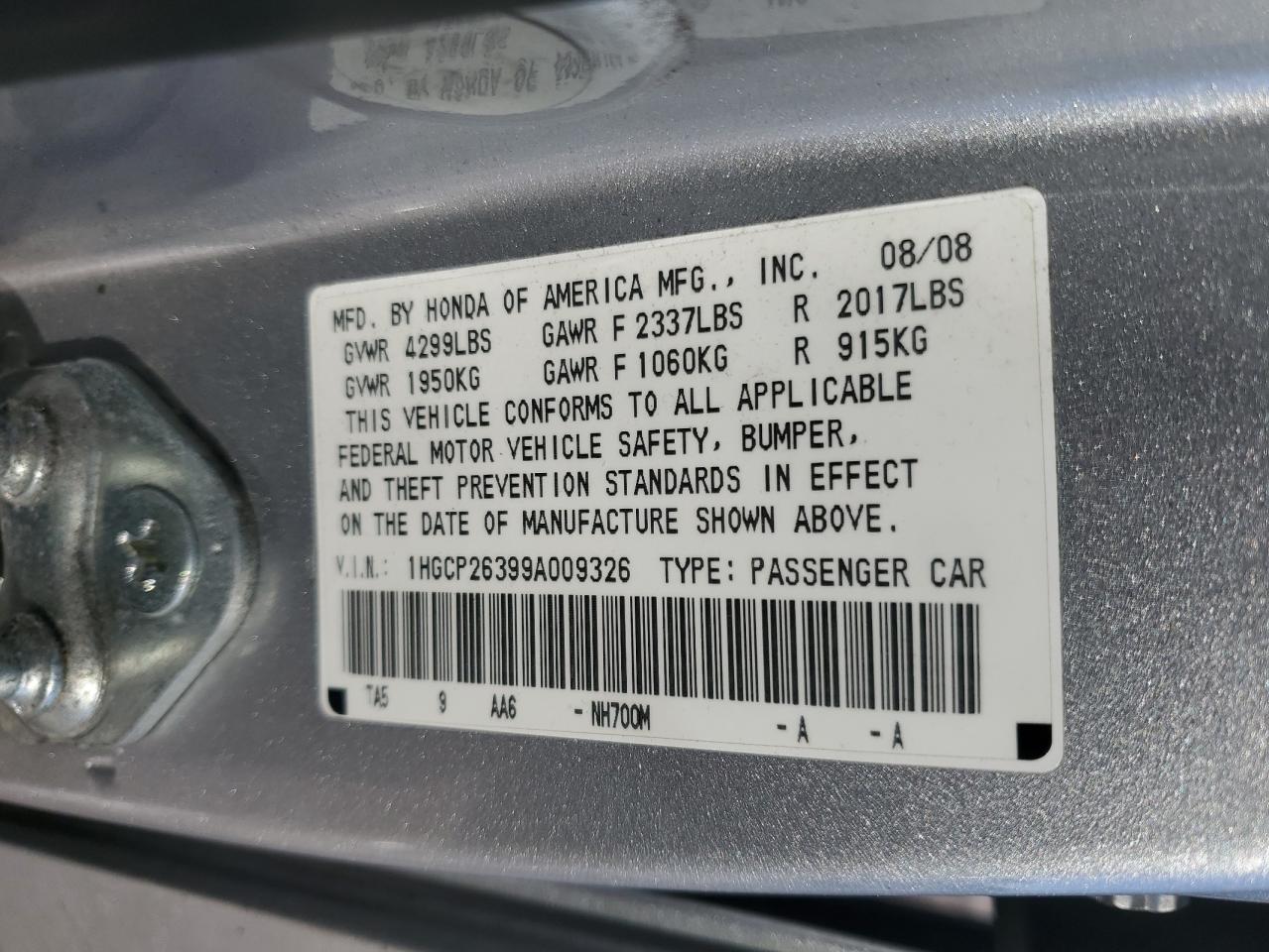 2009 Honda Accord - Image 12