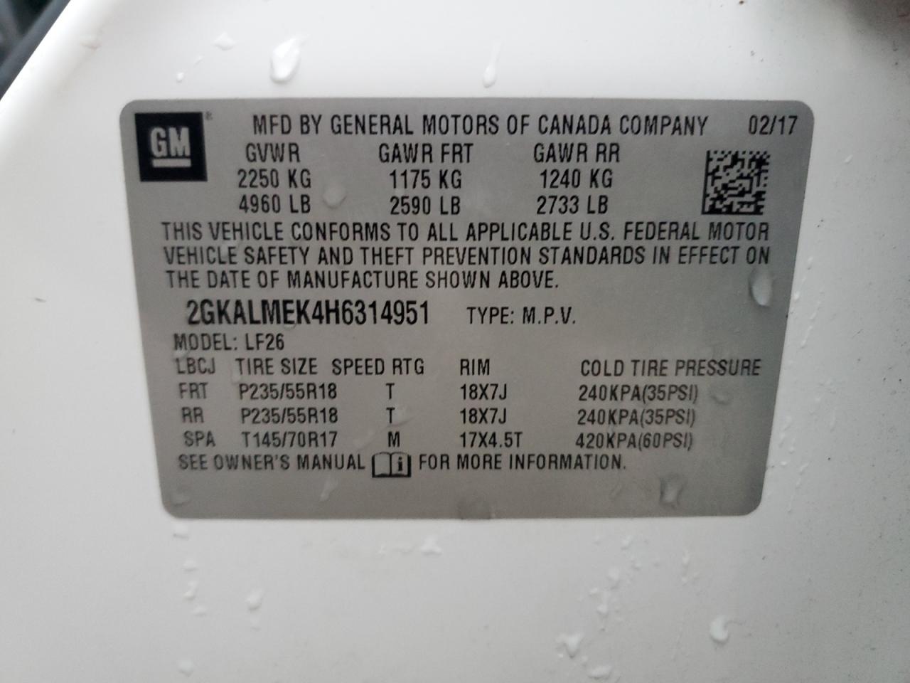 2017 GMC Terrain - Image 13