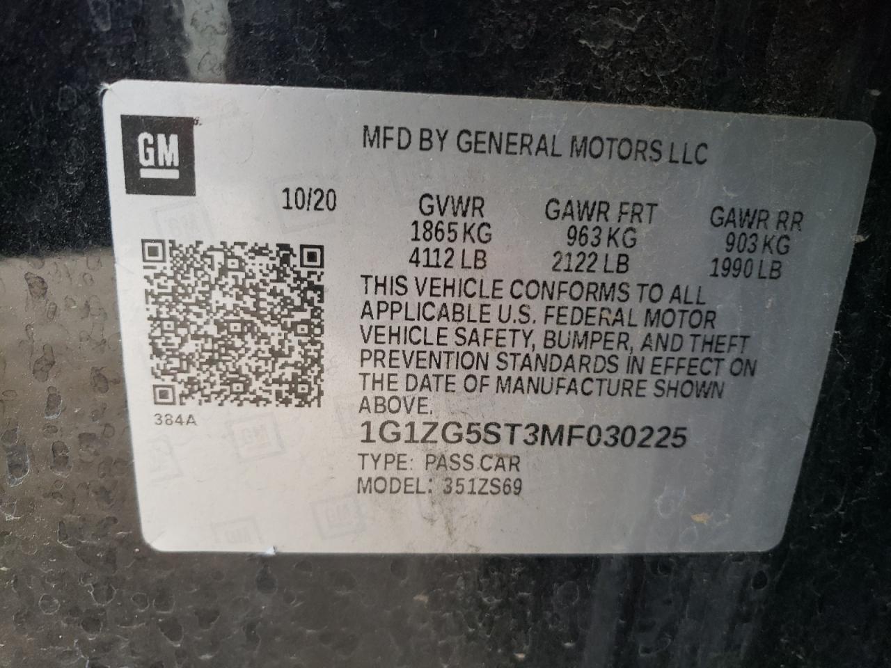 2021 Chevrolet Malibu - Image 14