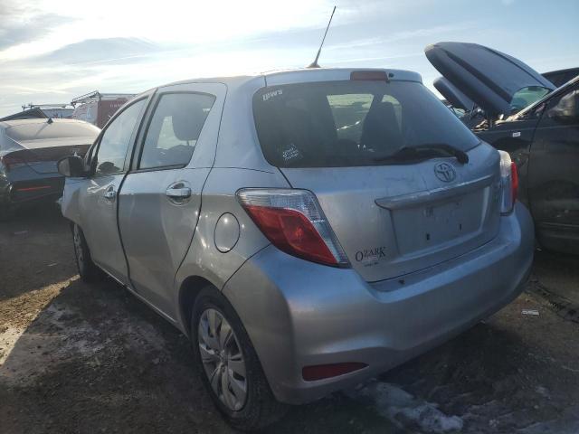 Hatchbacks TOYOTA YARIS 2012 Srebrny