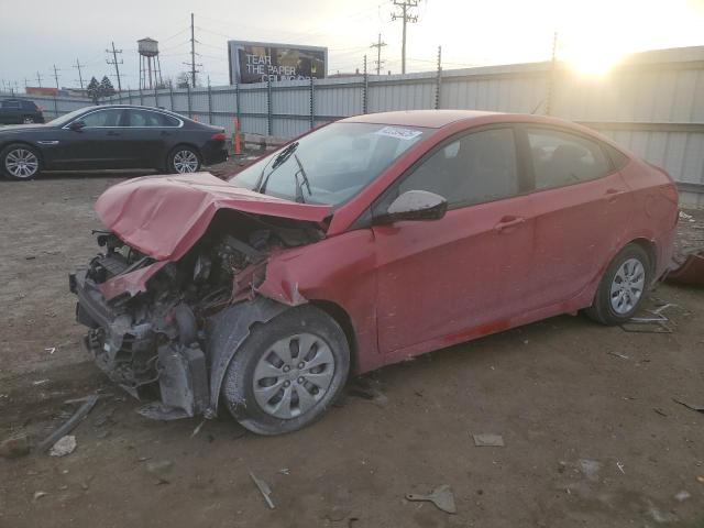  HYUNDAI ACCENT 2016 Красный