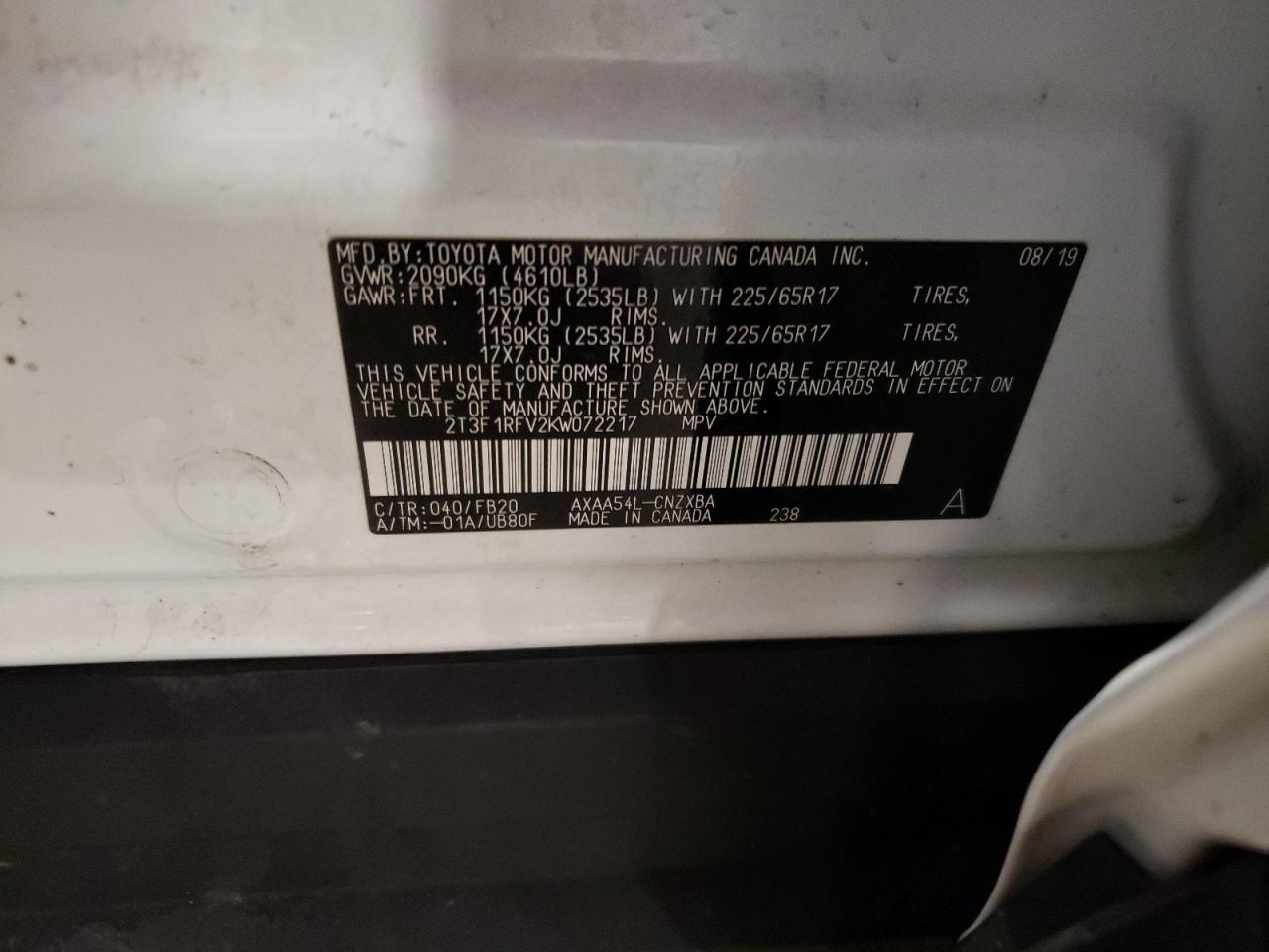 2019 Toyota RAV 4 - Image 15