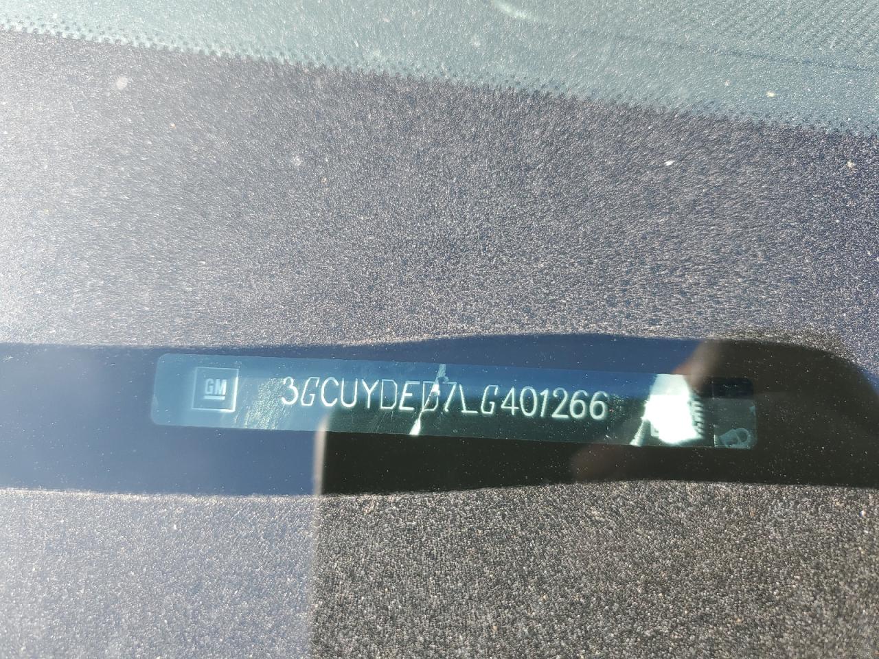 3GCUYDED7LG401266 CHEVROLET ALL Models 2020